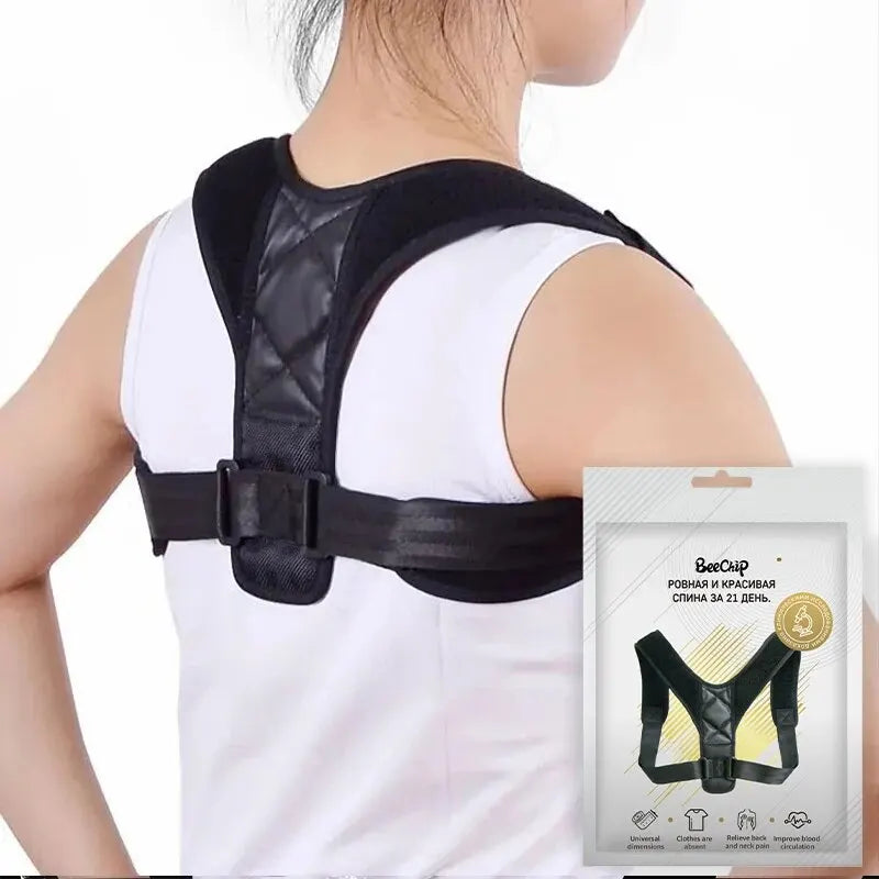 FitCore Posture Corrector - Adjustable Back Support Brace