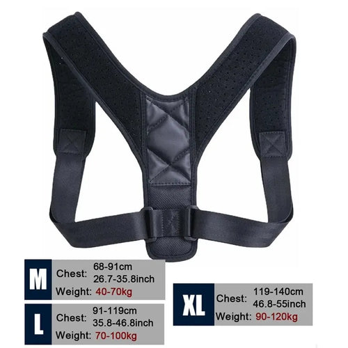 FitCore Posture Corrector - Adjustable Back Support Brace