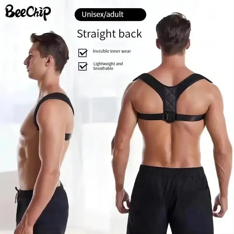 FitCore Posture Corrector - Adjustable Back Support Brace